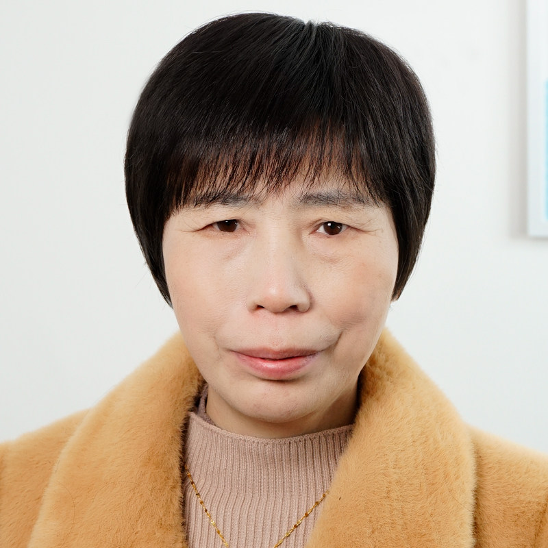 老年人假发女短发全真自然透气奶奶真发全头套化疗光头专用假发套