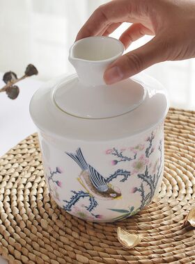 金岚玉骨瓷热酒器老式黄酒温酒器烫酒壶套装温酒壶家用中式半斤酒