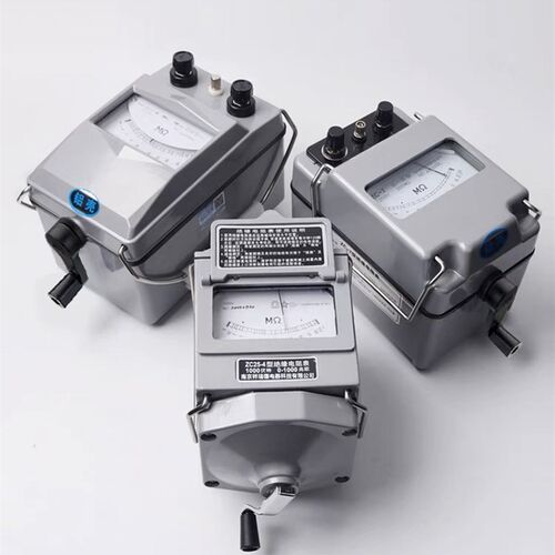 铝壳ZC25-3兆欧表500V1000V2500v电工摇表ZC-7绝缘电阻测试仪