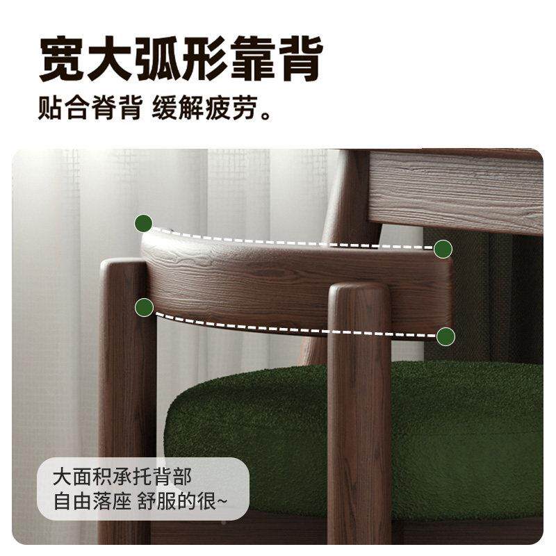 实木梳化椅妆凳HAK-SX20家用用女生卧室妆台专子圆凳可旋转软包新