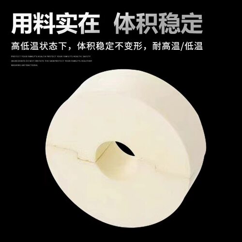 聚氨酯灯笼吊卡阻燃防火空调水管木托管夹PU保温管束保冷隔热管托