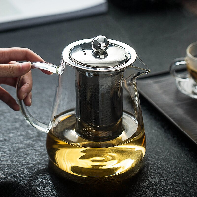 耐高温玻璃茶壶家用过滤大号泡茶壶冲茶器花茶杯功夫红茶具套装
