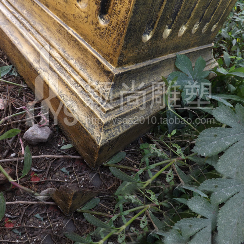 欧式玻璃钢底座油画质感简约罗马柱影楼道具模型摆件装饰柱展示台