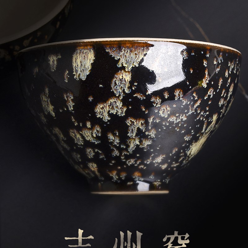 境水茗德景德镇手工茶具主人杯茶杯茶盏茶碗单杯品茗杯鹧鸪盏