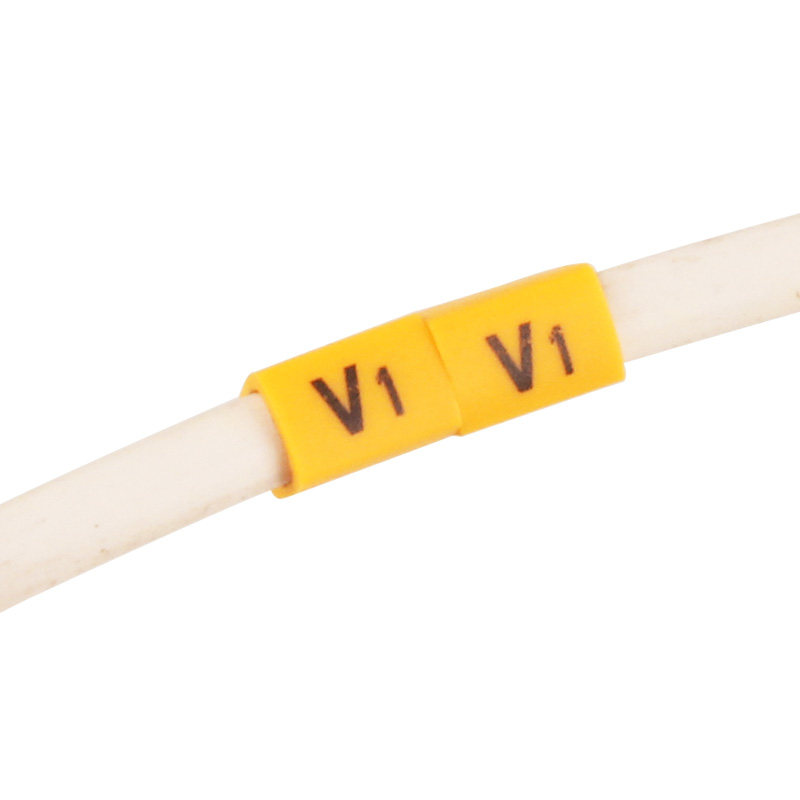 电机专用号码管U1/U2/W1/W2/V1/V2电线套管标识线号管1.5-50平方