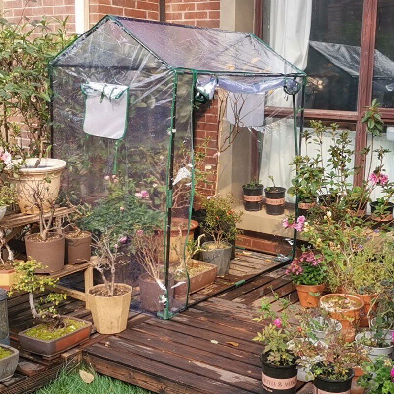 法师多肉遮雨棚防晒花架温室防冻户外花园家用阳台暖棚流浪猫狗窝