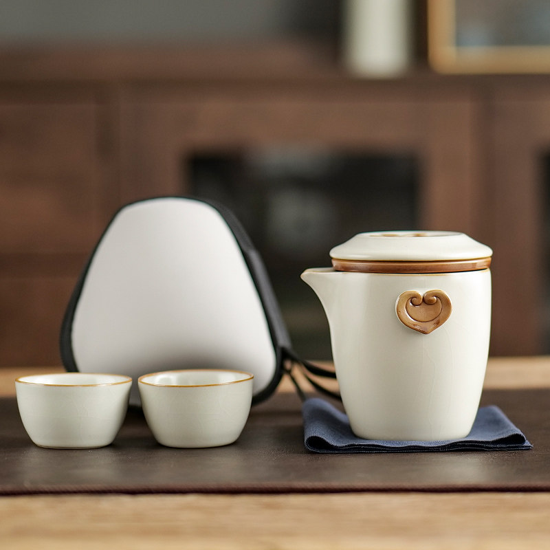 旅行杯子茶具一壶两杯套装野营全套便携装备户外大全野外露营用品