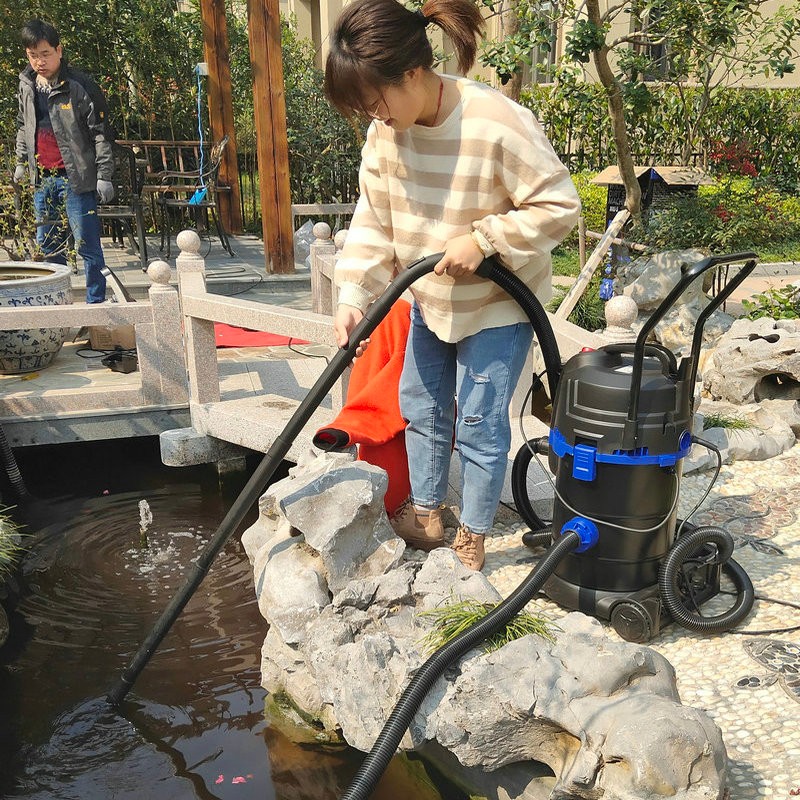 欧佰色鱼池吸污机锦鲤池塘吸污泵过滤换水抽水泳池吸污吸水器鱼缸