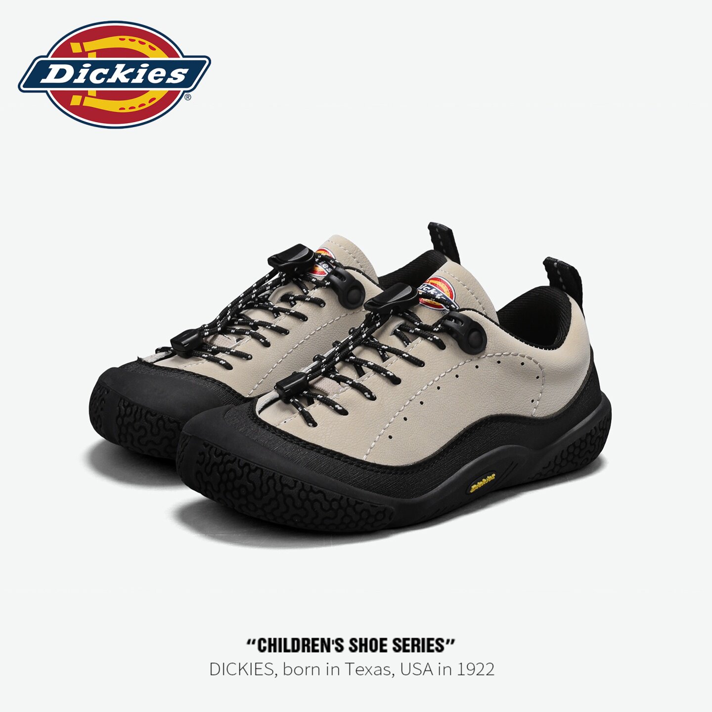 Dickies中大童运动鞋新款秋季百搭男童鞋休闲鞋轻便防滑低帮板鞋