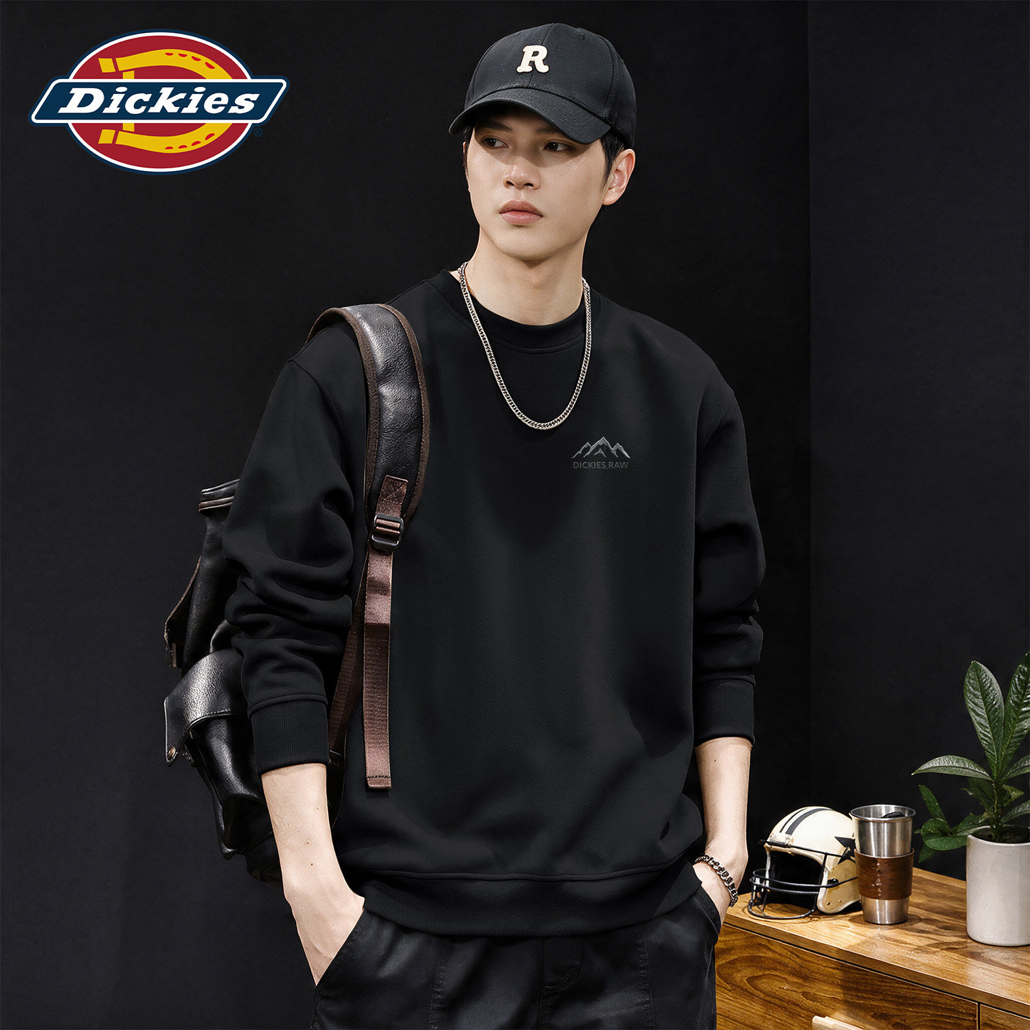 Dickies旗舰店圆领卫衣男款2026