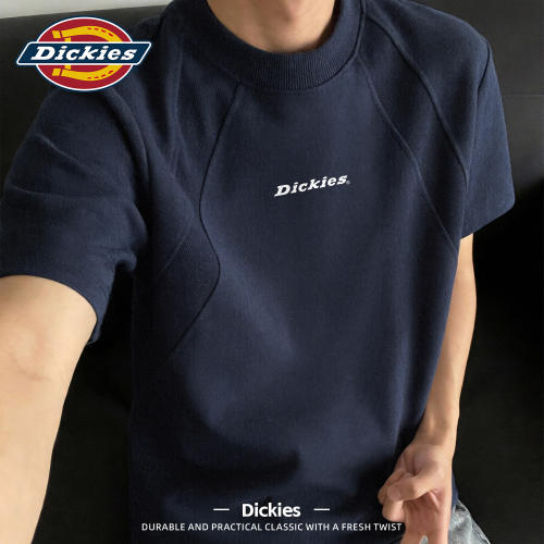 Dickies藏青色美式插肩男款短袖T