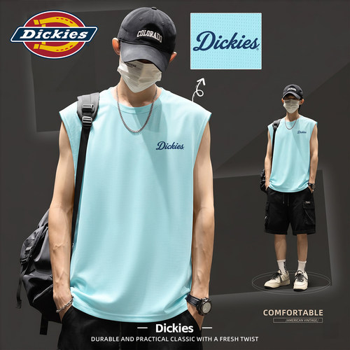 Dickies冰丝网眼背心上衣