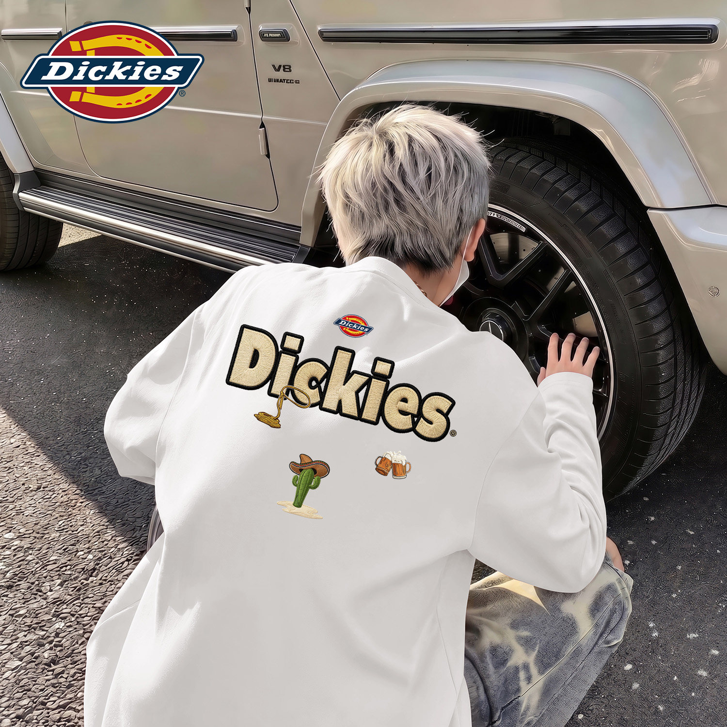 Dickies美式高街长袖T恤男
