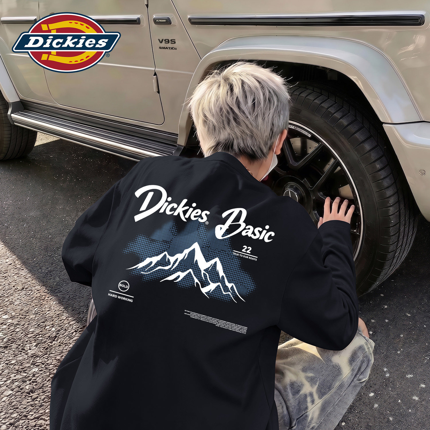 Dickies美式纯棉复古长袖上衣男