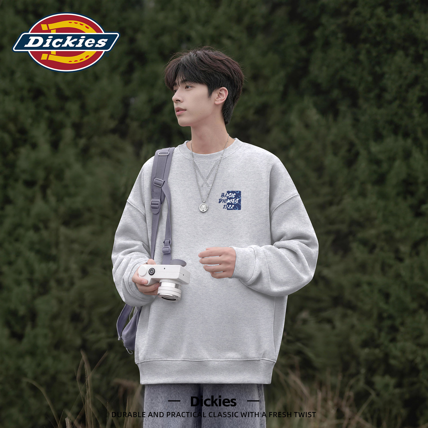 Dickies美式街头男士圆领卫衣男