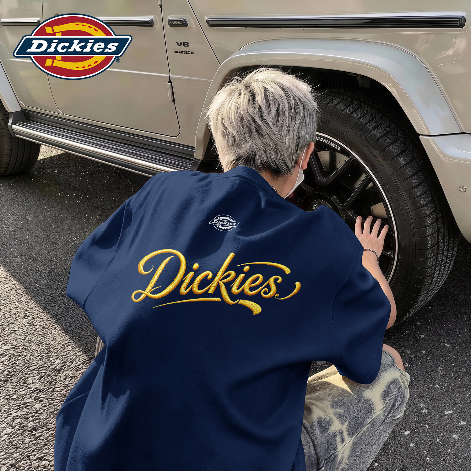 Dickies纯棉圆领短袖T恤男