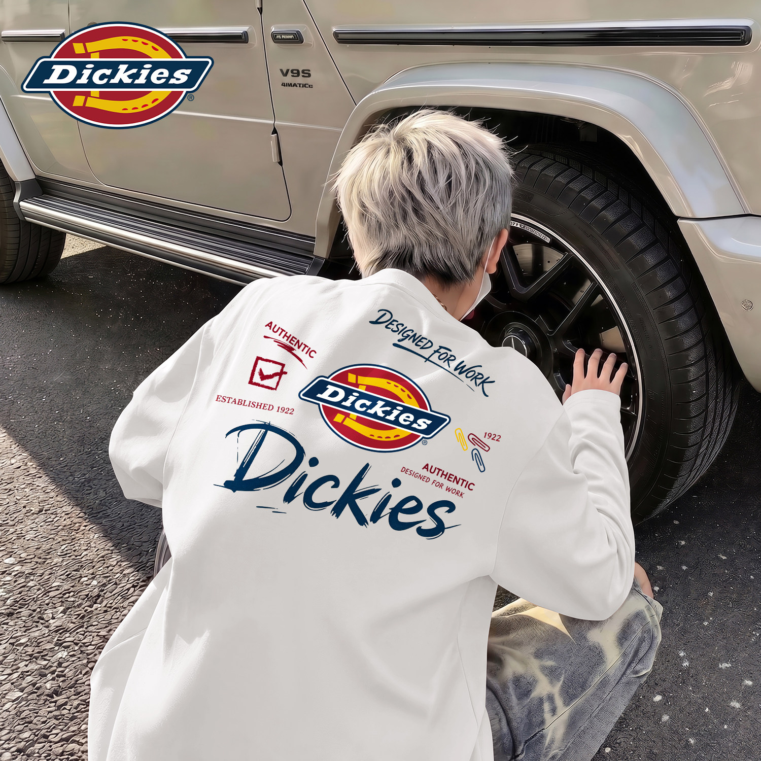 Dickies旗舰店长袖T恤男款2026秋