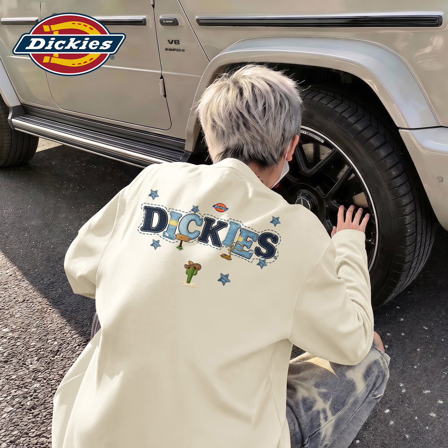 Dickies美式潮牌男生纯棉长袖2026秋季新款高街休闲打底衫男款T恤