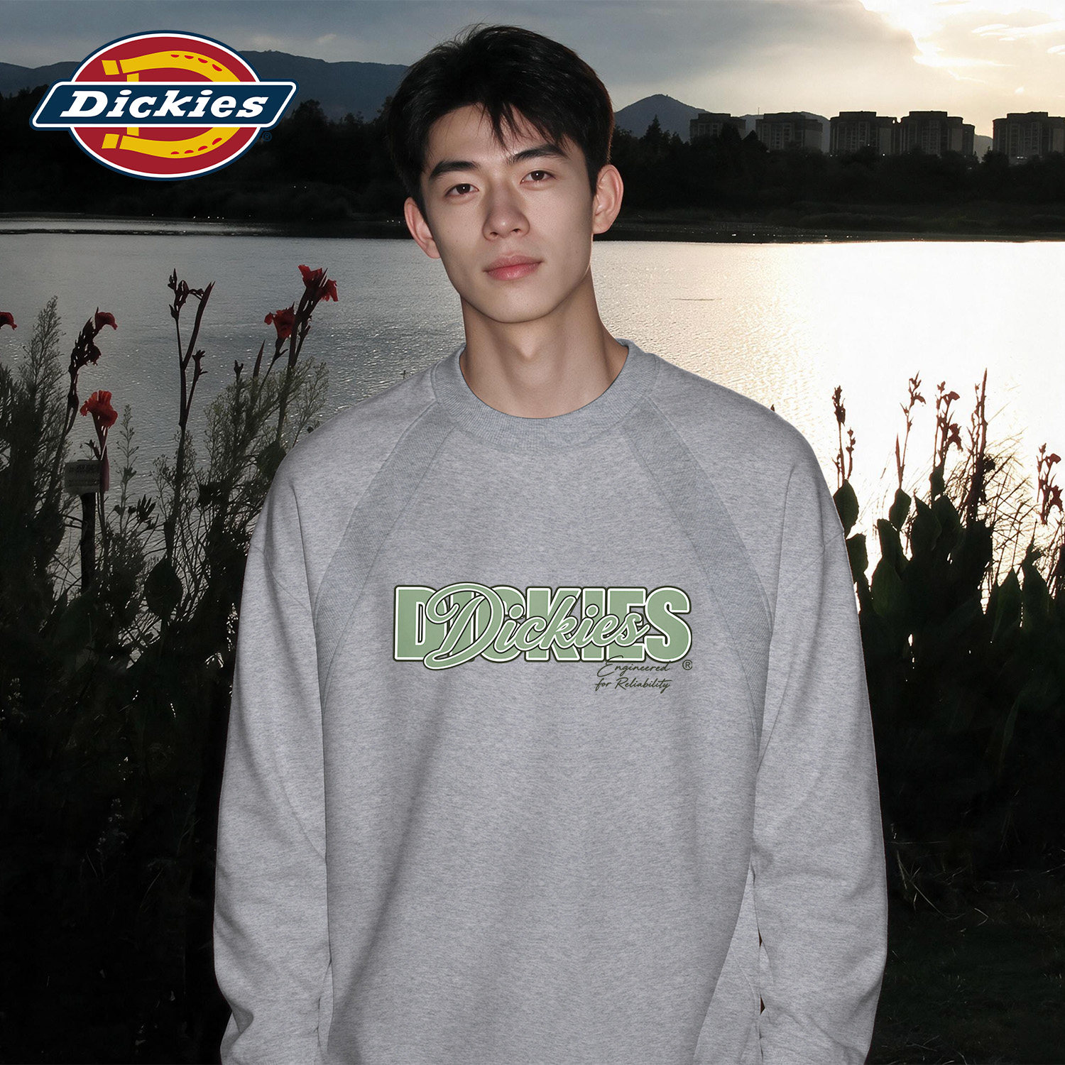 Dickies解构长袖T恤男