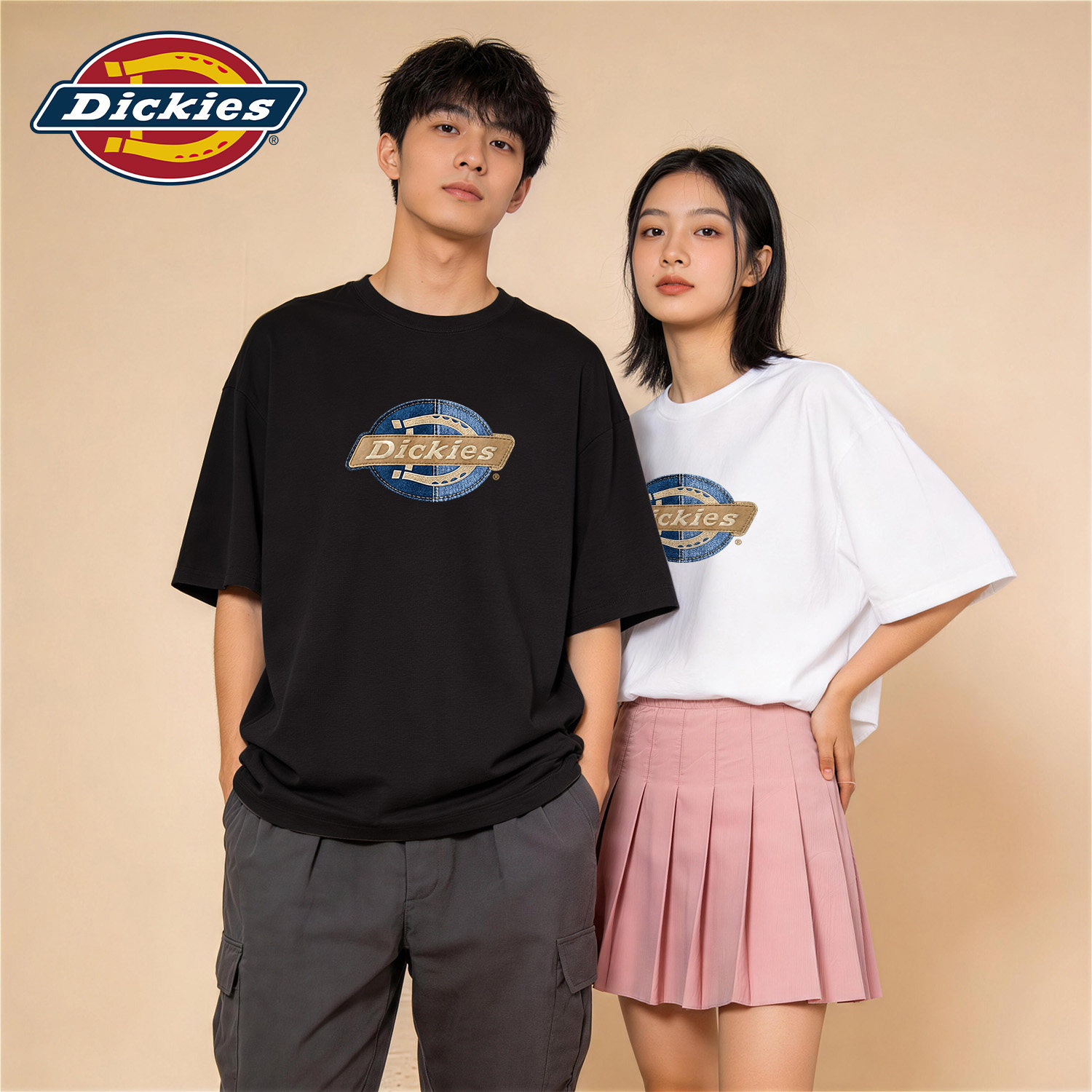 Dickies基础款纯棉情侣短袖T恤