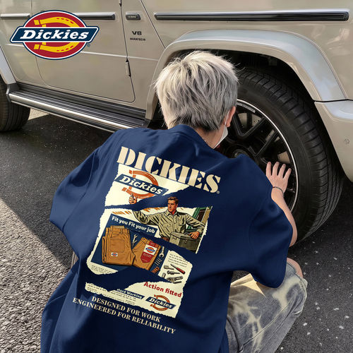 Dickies纯棉短袖T恤男2026夏季