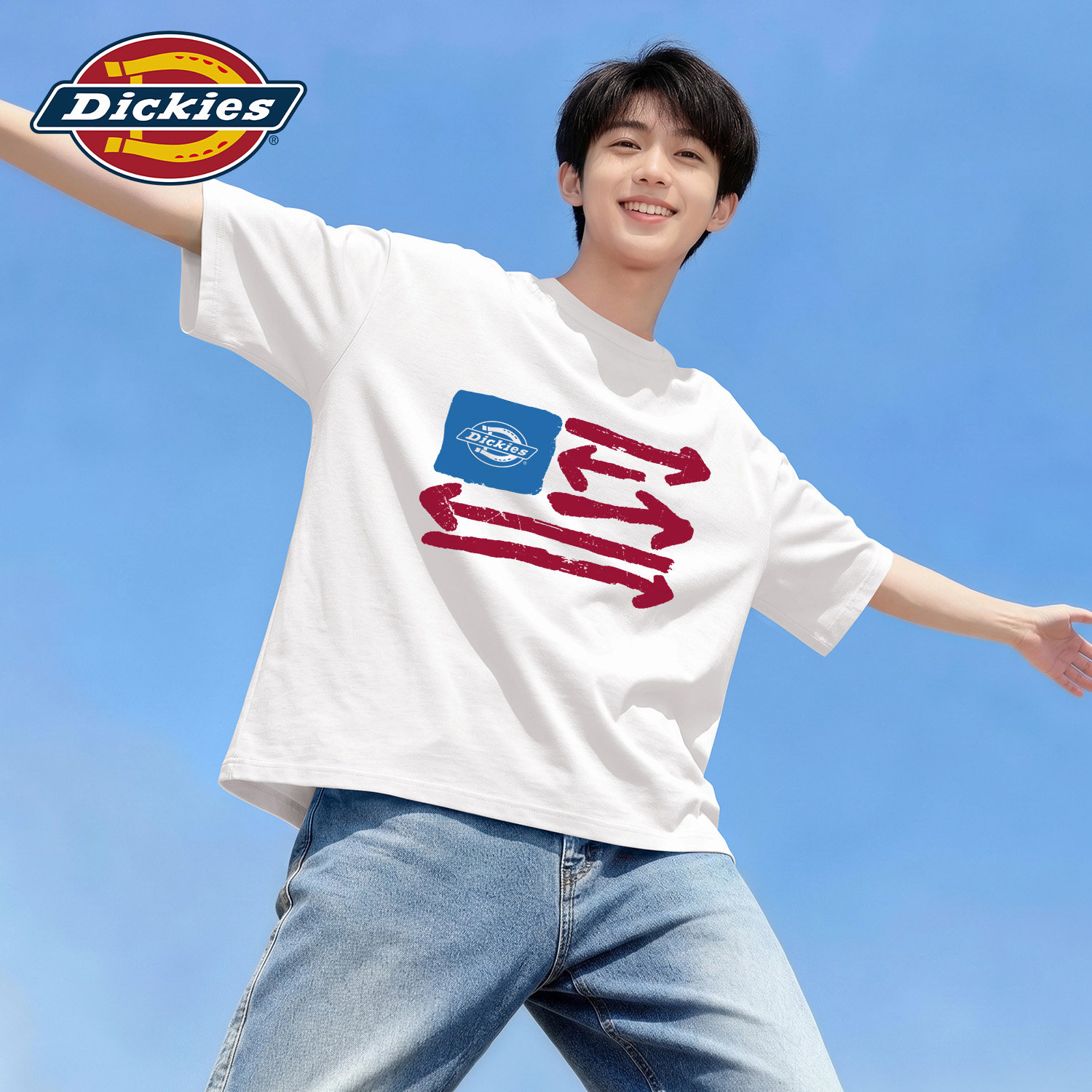 Dickies白色短袖T恤男款2026夏
