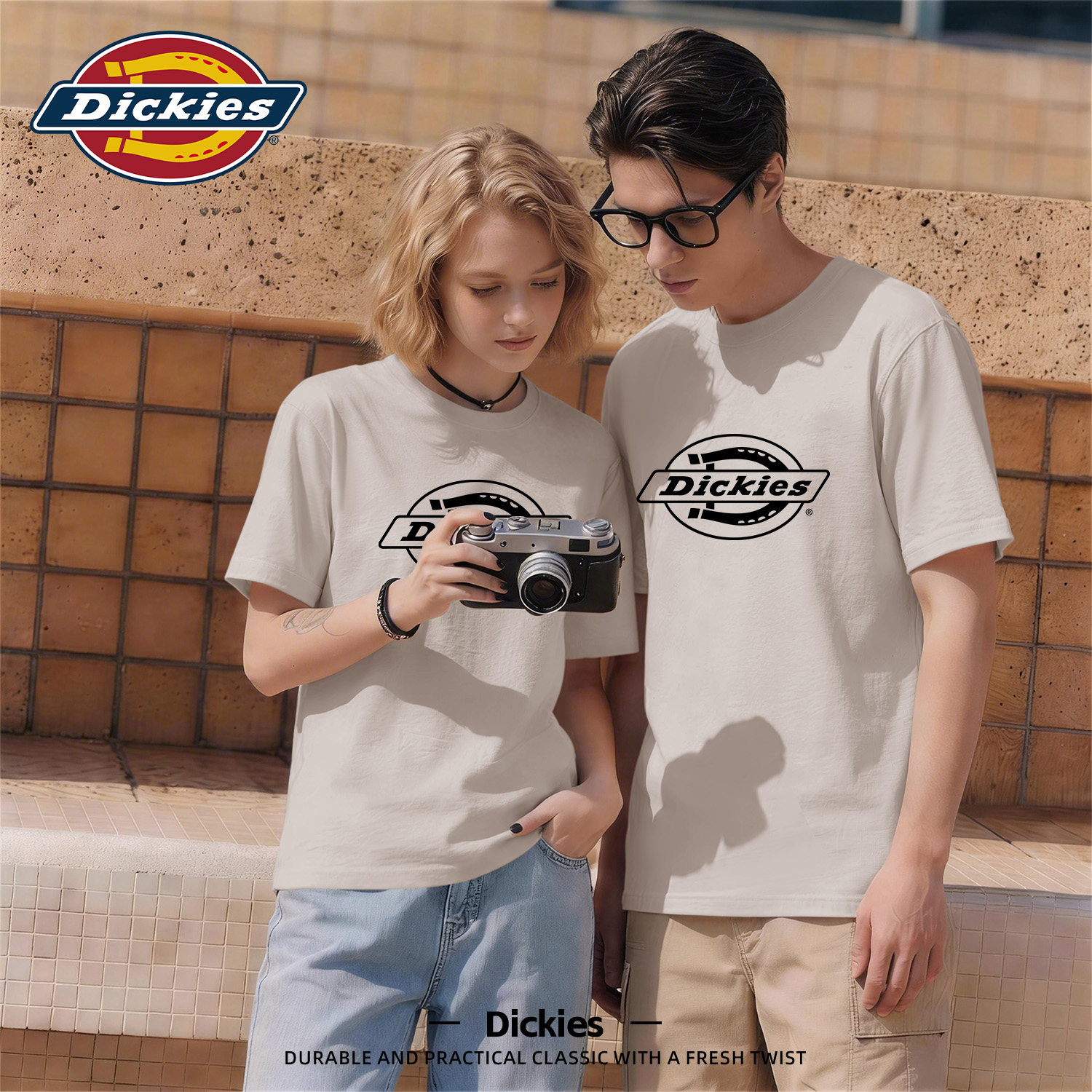 Dickies纯棉圆领短袖T恤