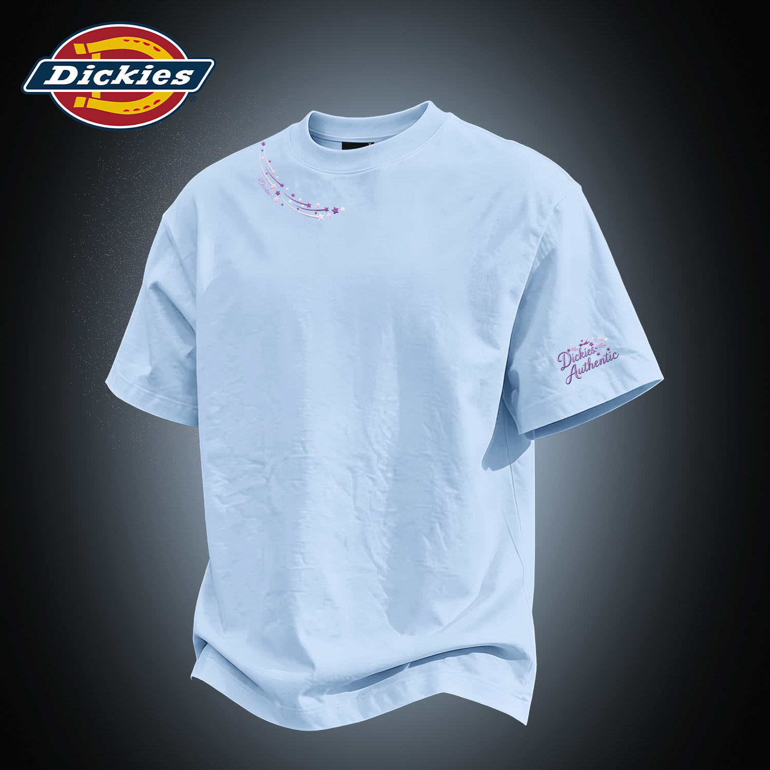 Dickies冰川蓝短袖T恤男