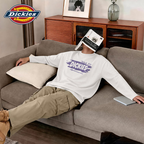 Dickies纯棉长袖T恤男