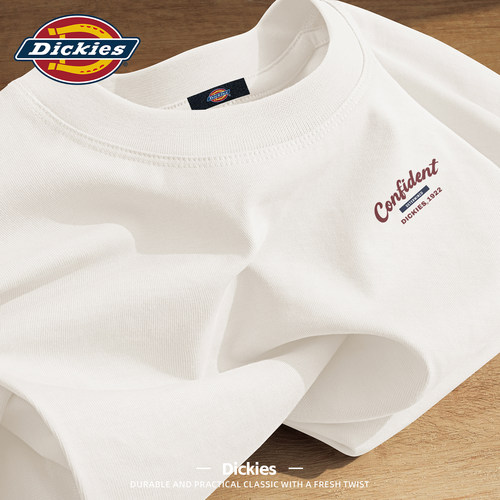 Dickies白色纯棉短袖t恤男