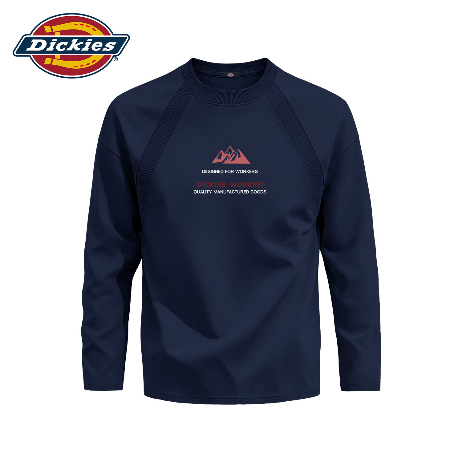 Dickies重磅解构长袖T恤男