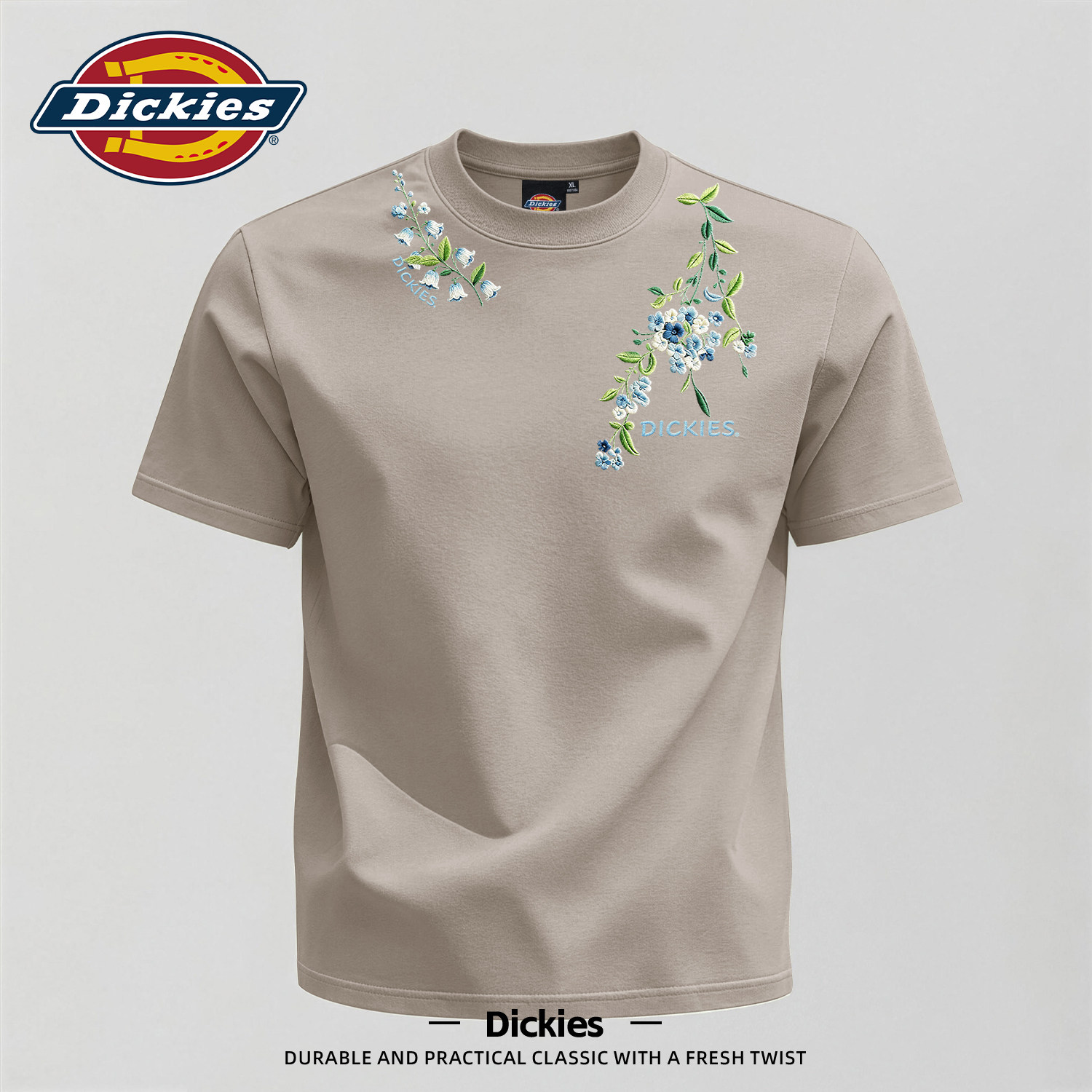 Dickies花环印花短袖T恤男款