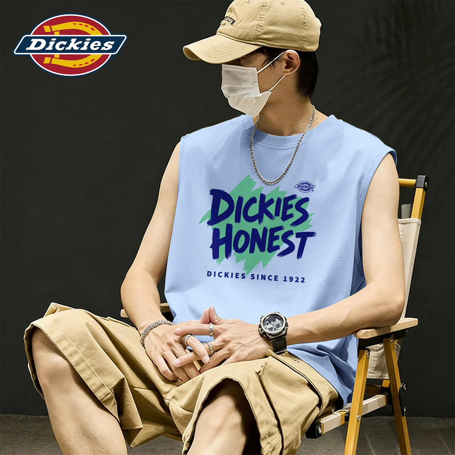 Dickies纯棉背心男士2026夏季