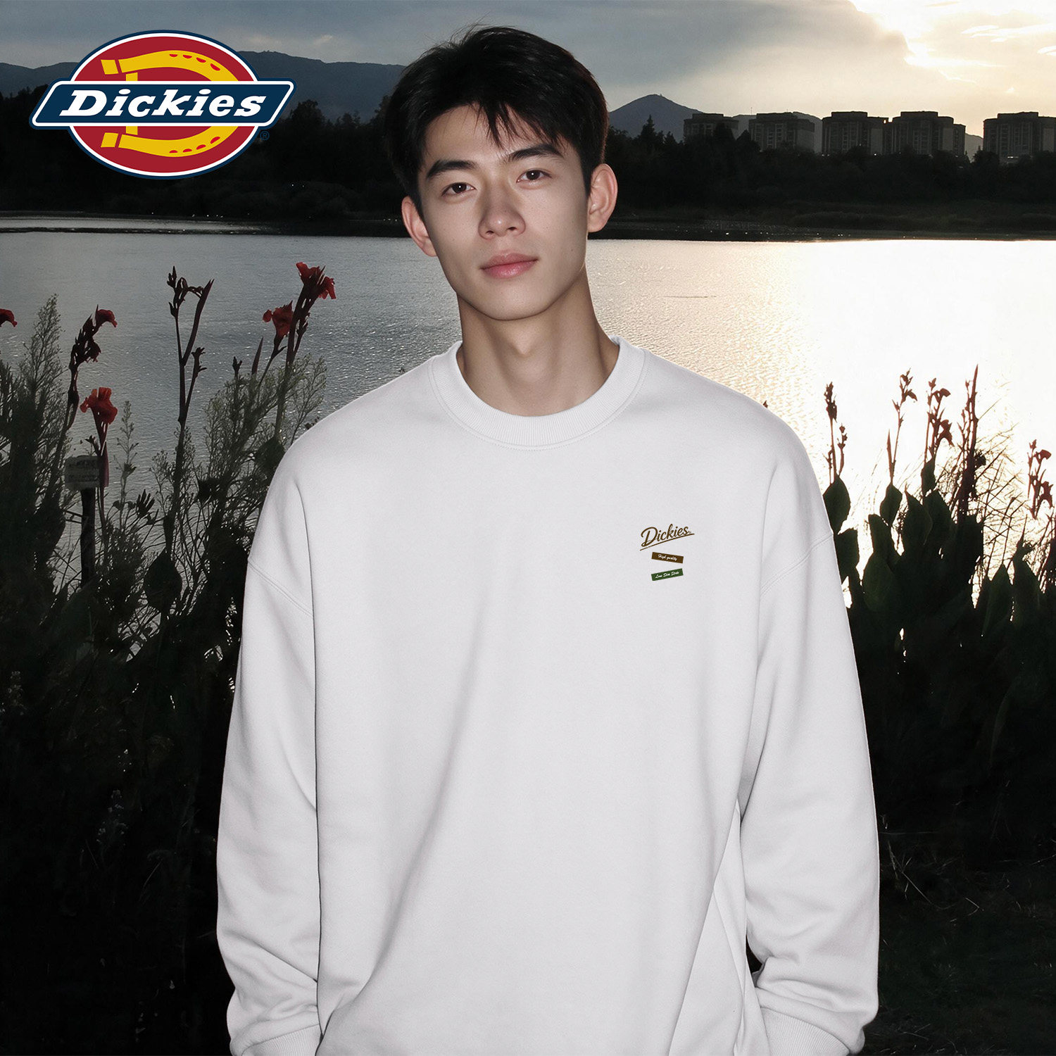 Dickies美式街头男生圆领内搭男