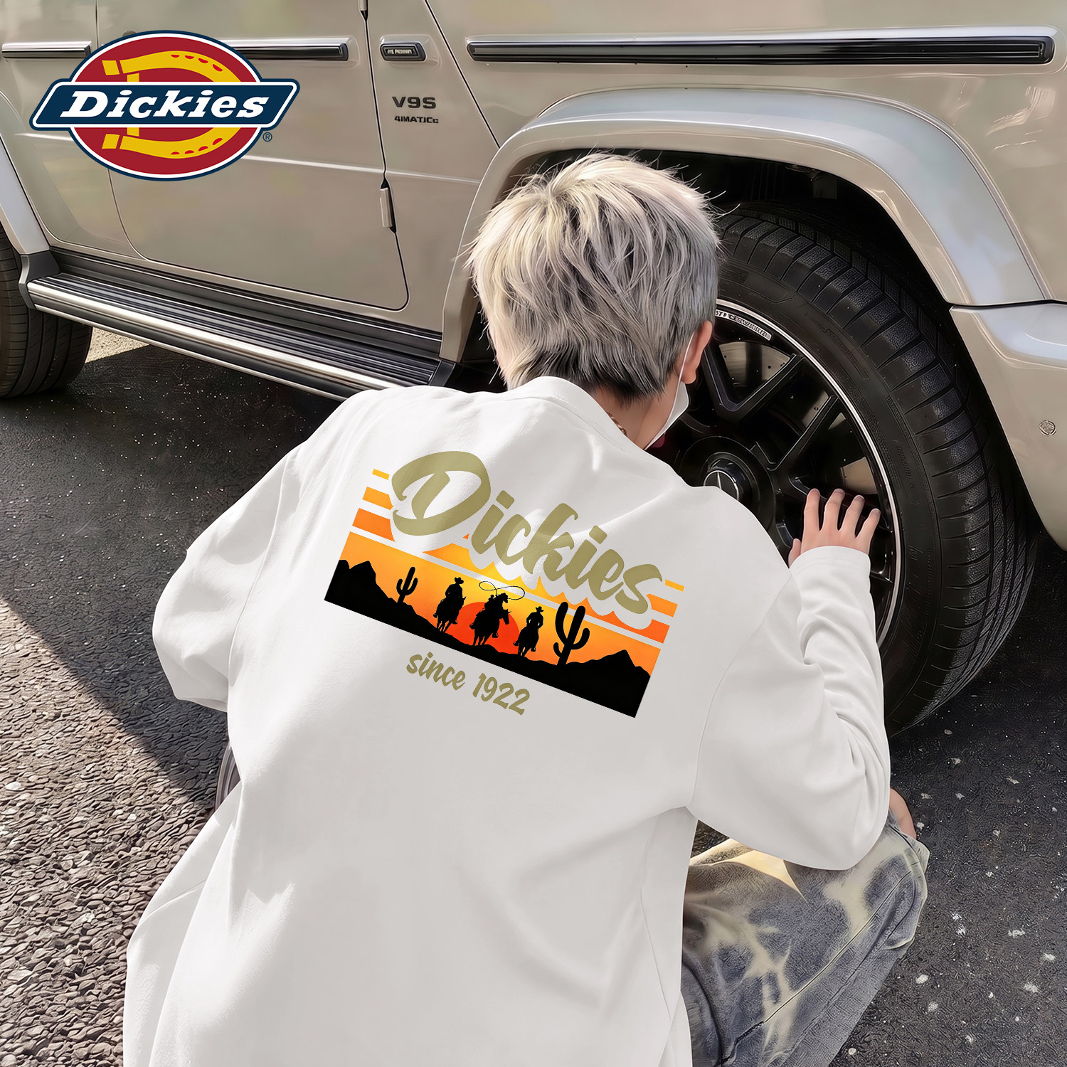 Dickies旗舰店长袖T恤男款2026秋