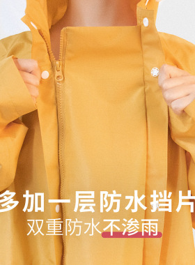雨衣电动车男士长款全身防暴雨2021新款成人骑行徒步自行车雨披女