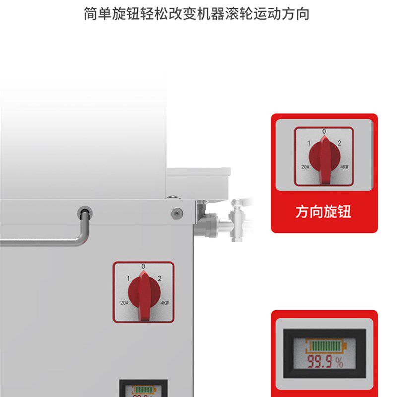 红乐甘蔗榨汁机器商用不锈钢压汁机全自动电动移动甘蔗机摆摊专用