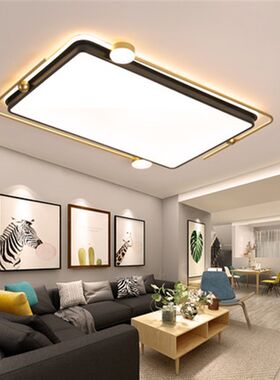 简易新款铁艺LED北欧圆形长方形家用阳台玄关客厅卧室房间吸顶灯