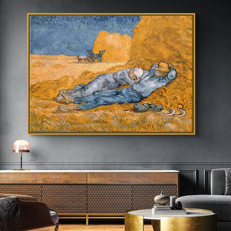 装饰画有框挂画墙壁梵高杏花星夜客厅玄关大师文艺油画艺术咖啡馆