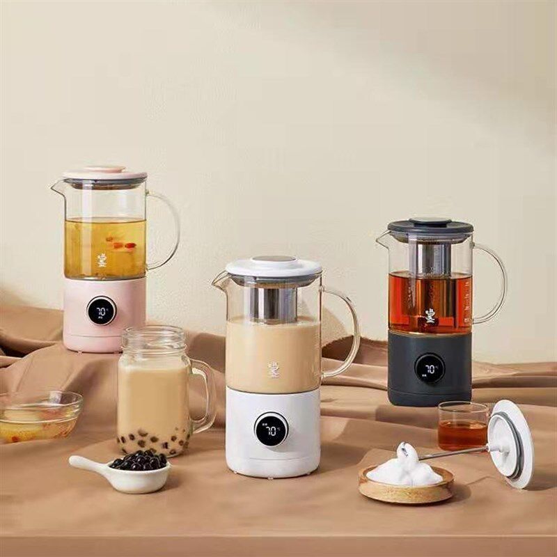 鸣盏奶茶机家用便携全自动智能烧水养生壶办公室多功能小型煮茶器