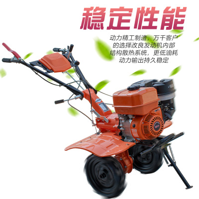 农用170F型汽油直传小型耕耘机多功能开沟犁旋耕刀耕地机农业旋耕
