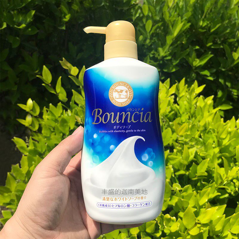 日本进口cow牛乳石碱牛奶沐浴露持久留香保湿浓密泡沫500ml