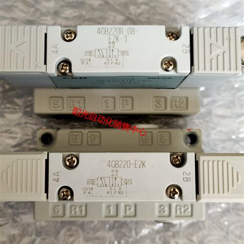 CKD电磁阀4GB220-E2K,4GB220R-08-E2K-E21MK-3,成色新.