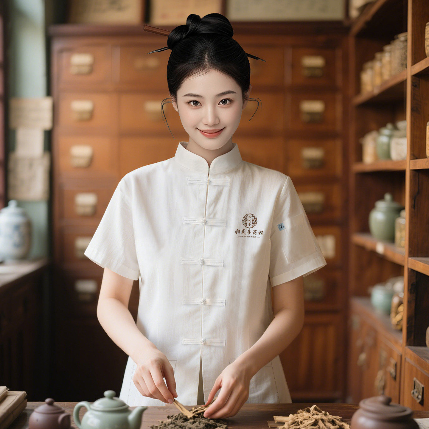中医养生馆药店采耳修脚