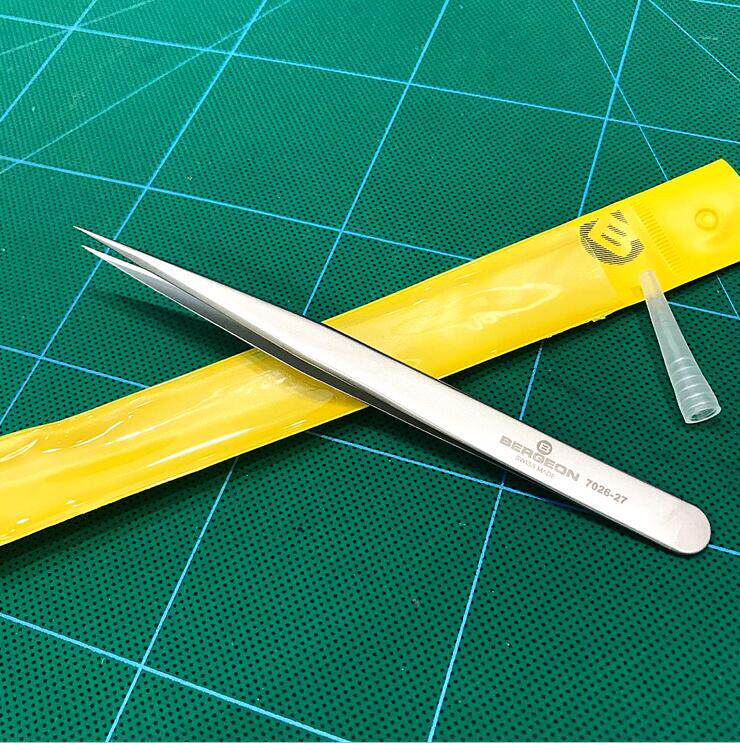 修表工具 瑞士原装进口 BERGEON 7026-27号 镊子 指钳 防磁