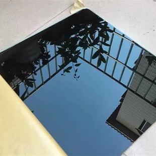 纯黑色镜面倒影亚克力板磨砂有机玻璃板亞加力膠片2-50mm加工定制