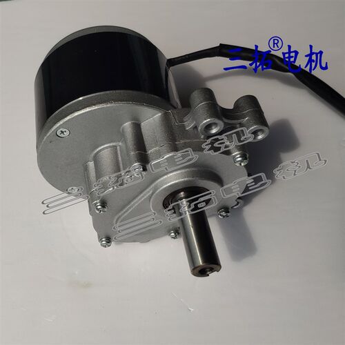 金属齿轮减速直流电机马达12V120W 24V 250轮椅电机低速电机马达