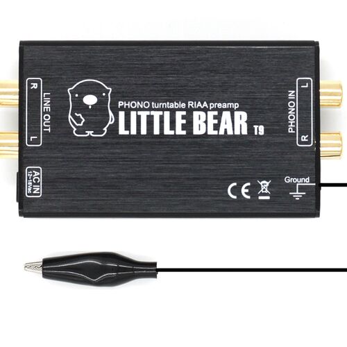 电唱机黑胶唱机MM唱头放大器前级 唱放 PHONO 铝壳版T9
