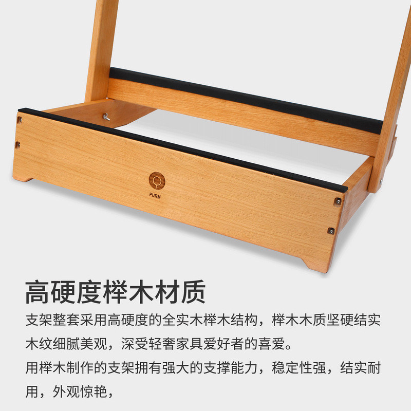 实木多把吉他架子立式吉他架多头多个贝斯多排琴架收纳落地支架