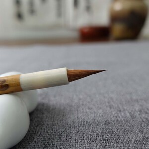 花间居无缺奶尾狼毫便携行囊笔专业级初学者抄经蝇头小楷行书毛笔